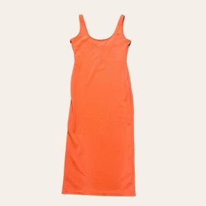 NWT Fashion Nova Feeling Reborn Midi Dress in Coral